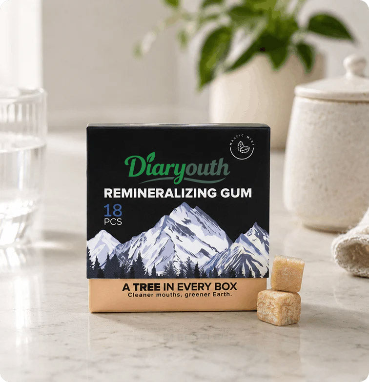 Diaryouth Remineralizing Gum — Rebuild Enamel, Fight Sensitivity & Freshen Breath