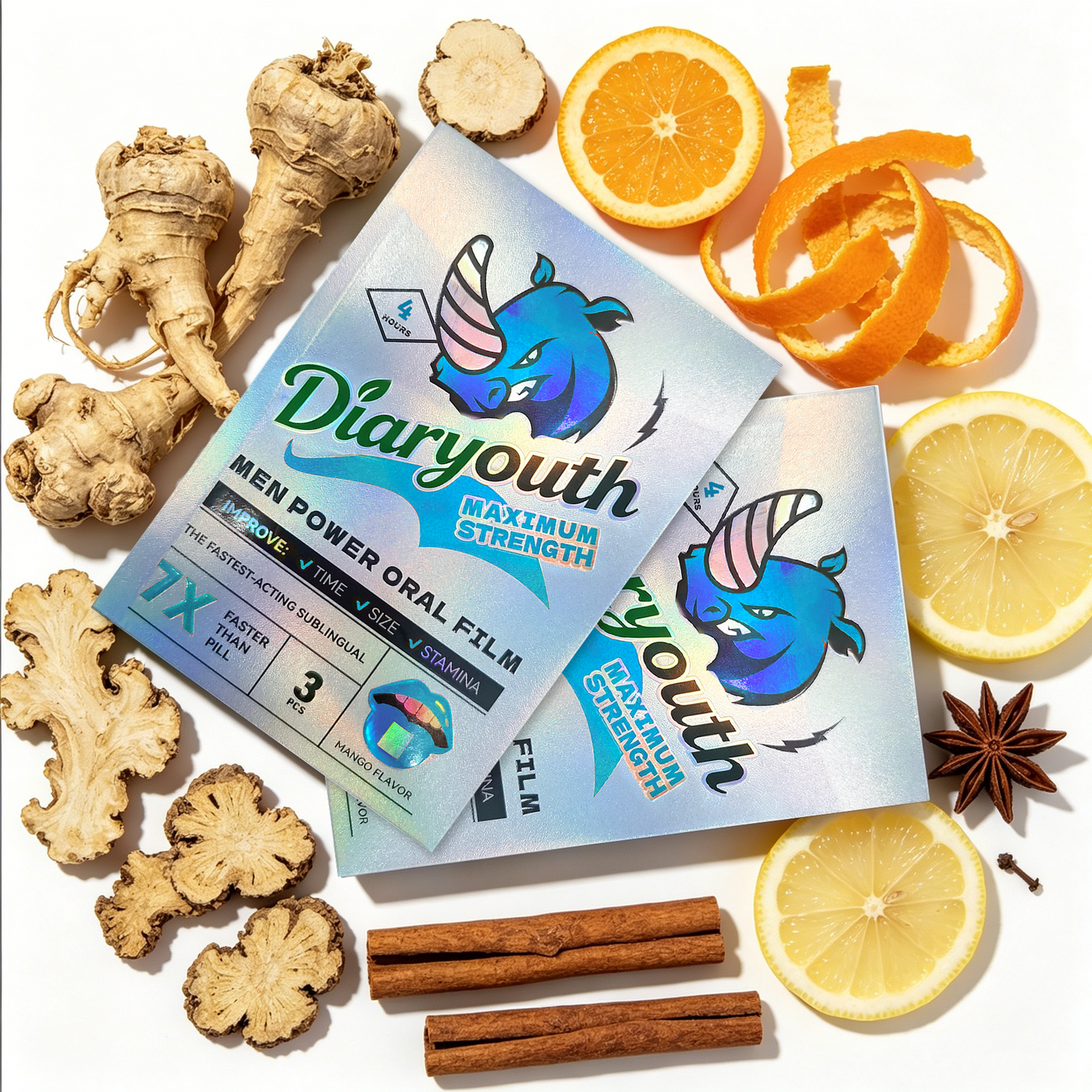 Diaryouth™Late Night Power Oral Strip | Premium Men's Boost