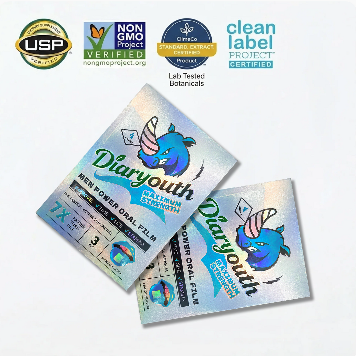 Diaryouth™Late Night Power Oral Strip | Premium Men's Boost
