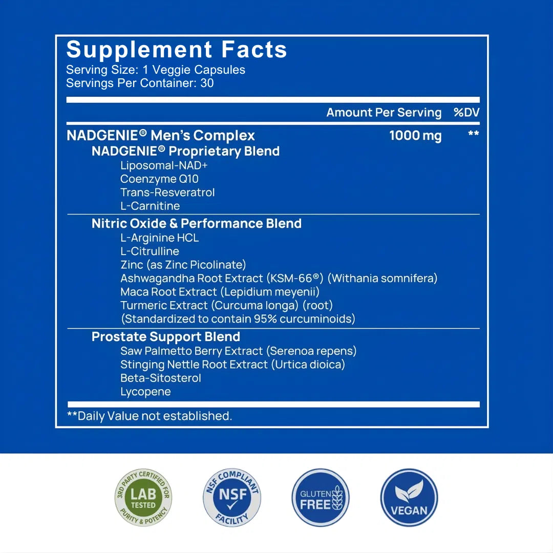 Diaryouth NAD+ Supplement for Men